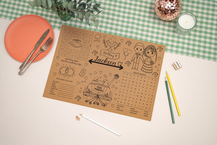 Wedding Activity Mats