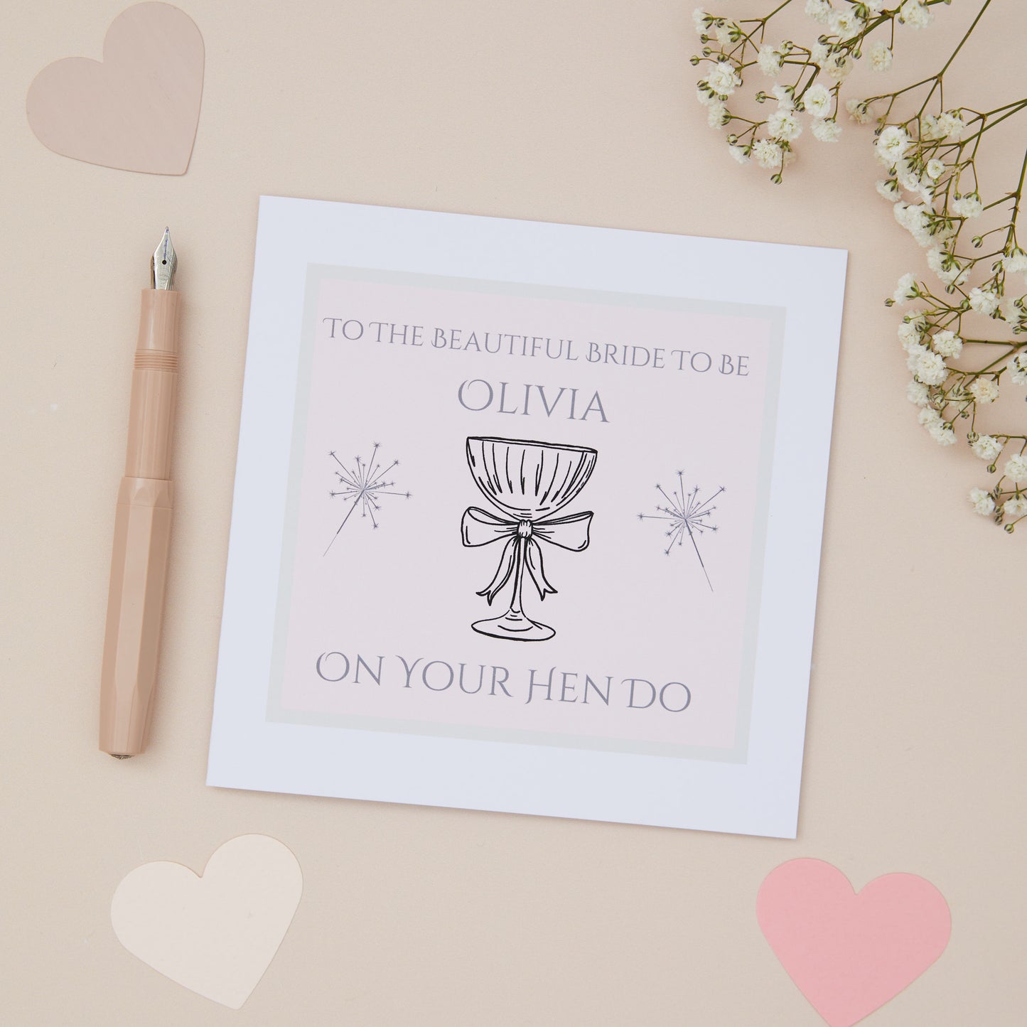 Hen Do Bridal Shower Card