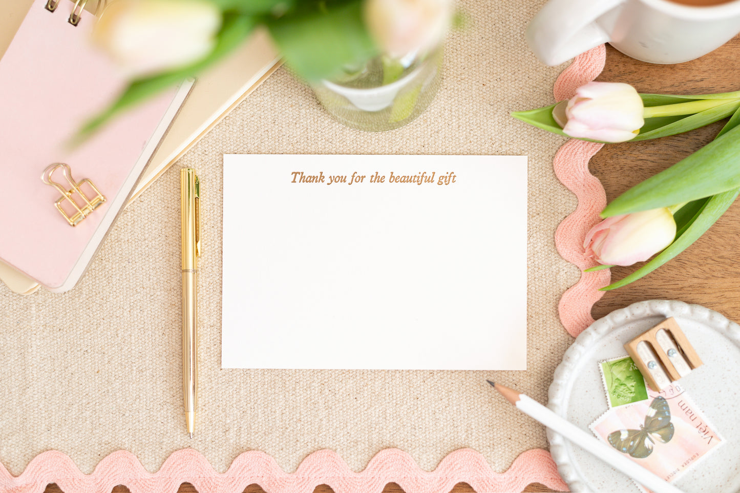 Letterpress Gift Thank You Cards