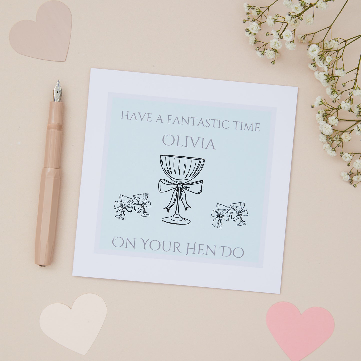 Happy Hen Do Party Card