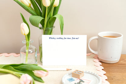 Letterpress Will You Be Wedding Proposal Card