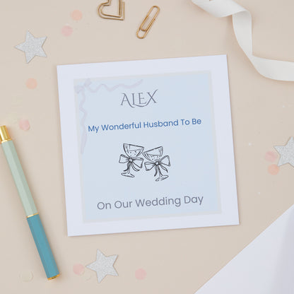 Wedding Day Card To My Husband