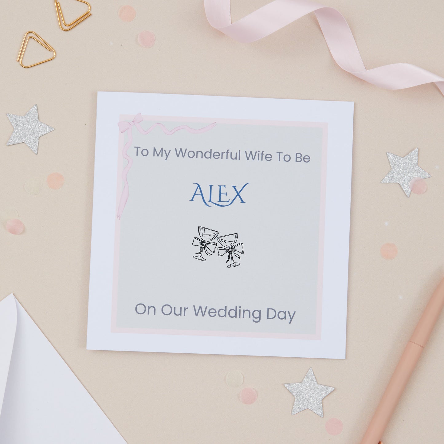 Wedding Day Card To My Wife