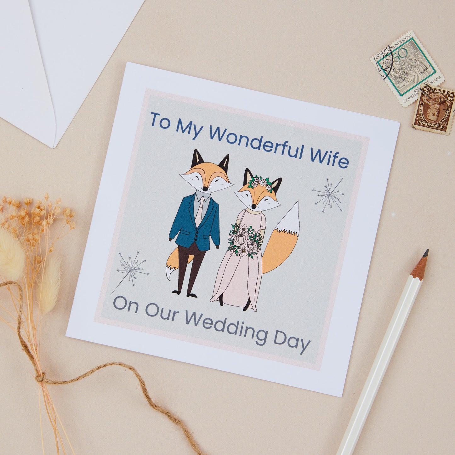 To My Wife On Our Wedding Day Card