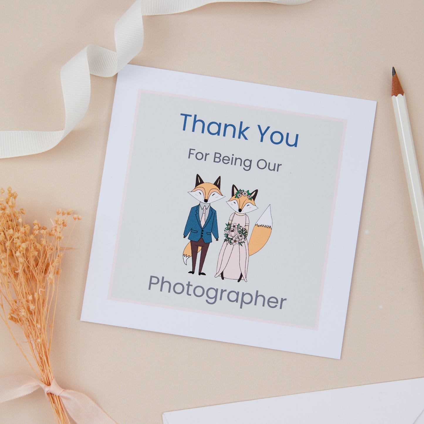 Photographer Thank You Card