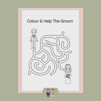 Kids Wedding Activity Book Pack